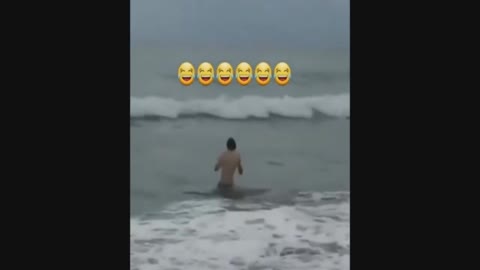 драка с волной