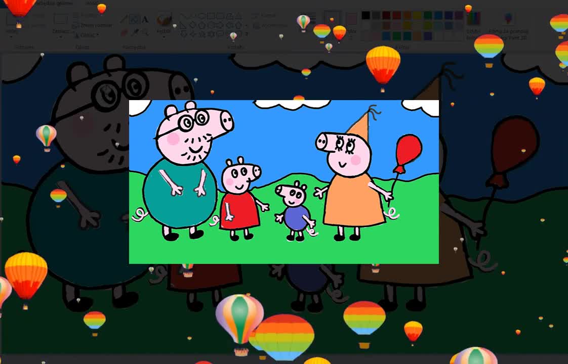 PEPPA PIG 🐷 HOW TO DRAW. LEARN COLORS. FOR CHILDRENS 🐾