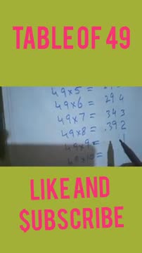 Tables_of_49#maths_#tricks_#ytshortvideo_#olympic_#viral_@mathsmateforall