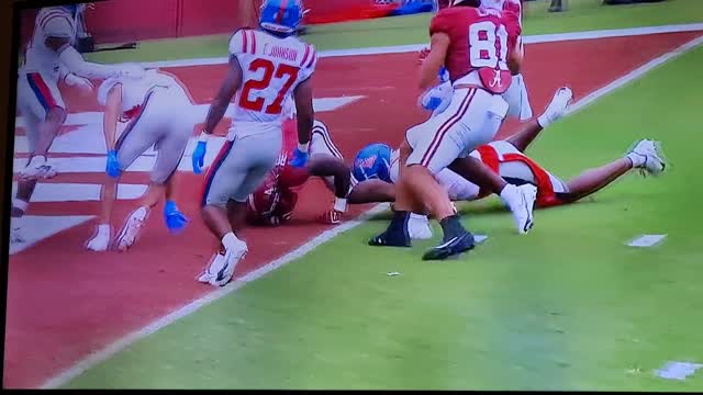 Alabama vs OLE miss start 2nd half