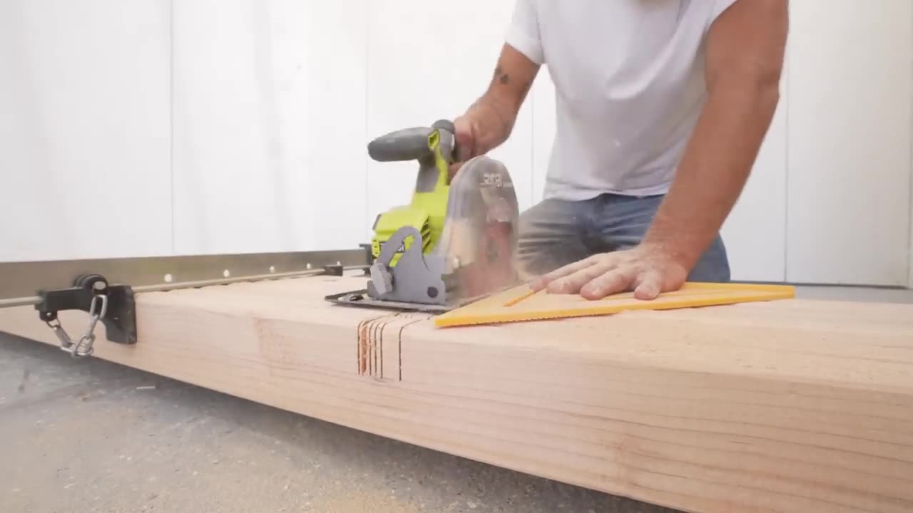 DIY Platform Bed Made from ONLY 2x4's!! | Modern Builds