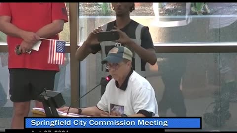 Springfield Ohio Commission Meeting "Shame on you!"