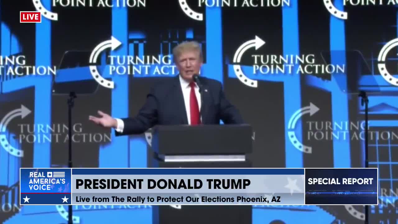 Trump: 2020 elections a disgrace TPUSA Rally To Protect Our Elections