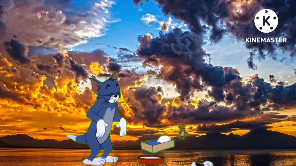 Tom and Jerry Green screen cartoon background