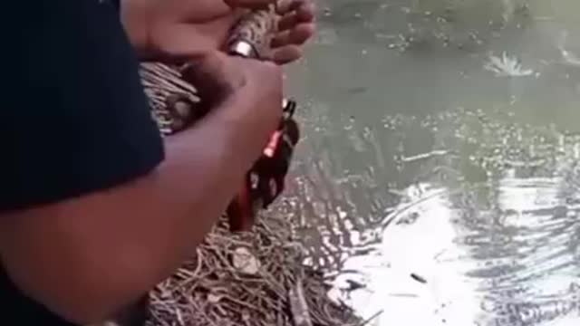 fishing in the river can be a lot