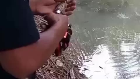 fishing in the river can be a lot