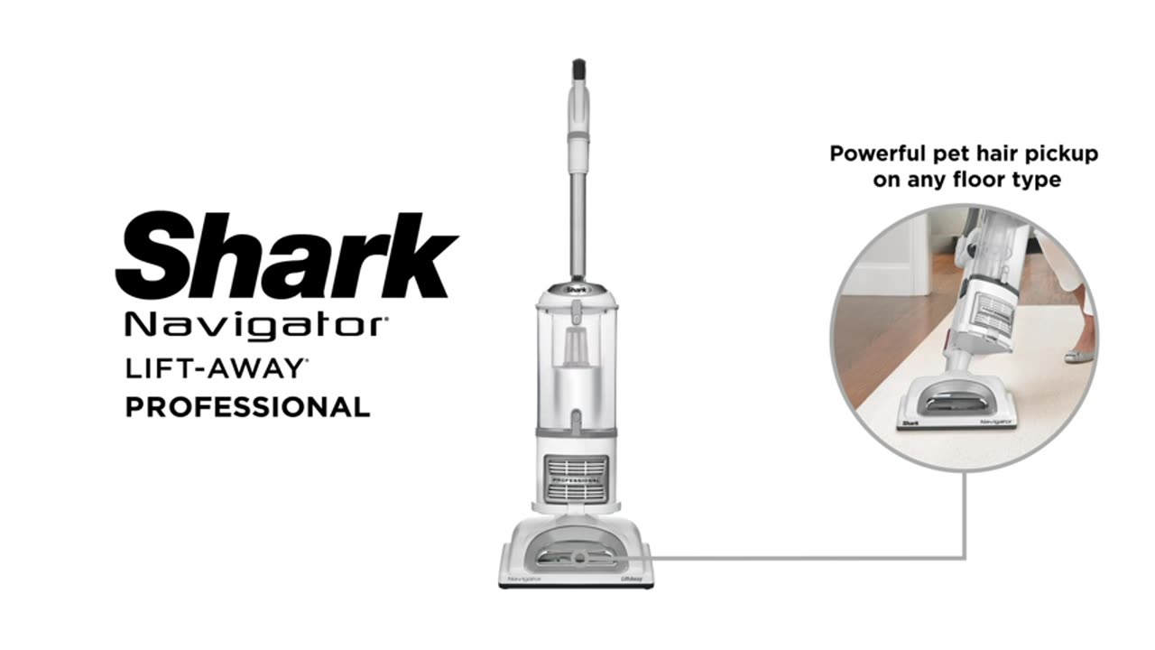 Shark NV356E Navigator Lift-Away Professional Upright Vacuum with Swivel Steering,