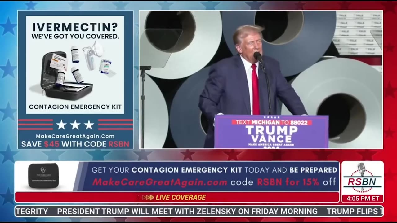 Trump PANICS as Attendees Leave Rally Early | Breaking News