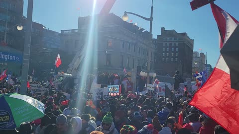 Pat King & Others Speak to Massive Crowd at Freedom Convoy 2022