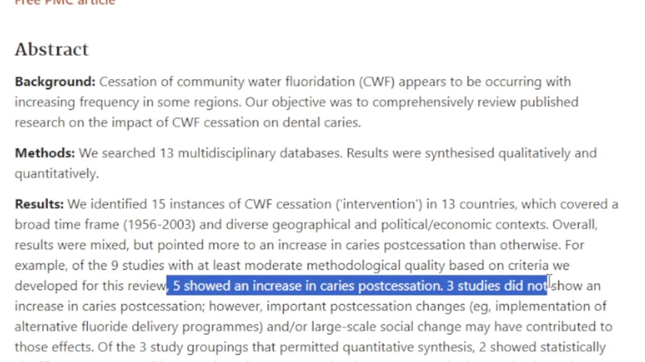 Fluoride is as effective as the Covid "vaccine"