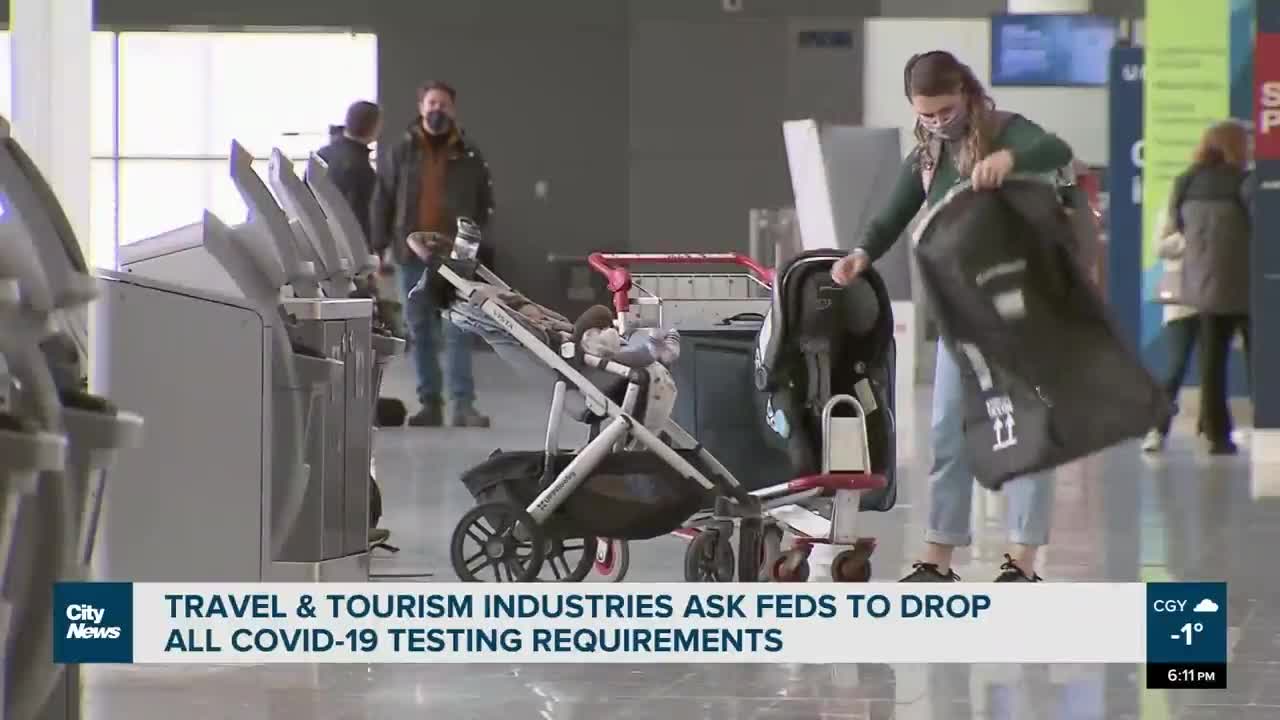 Travel and tourism industries call on the federal government to remove COVID-19 testing requirements