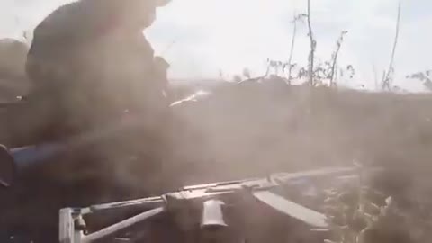 Ukrainian sabotage group ambushing Russian positions