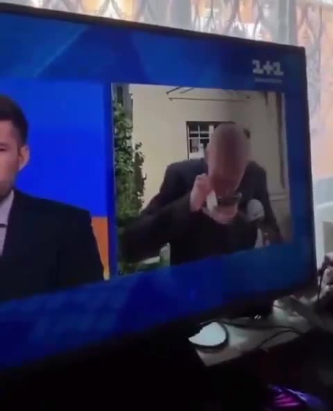 Man Appears to Use Cocaine on Live TV in Ukraine