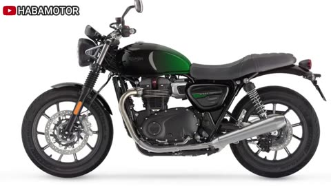 2024 Triumph Speed Twin 900 Green Stealth Edition