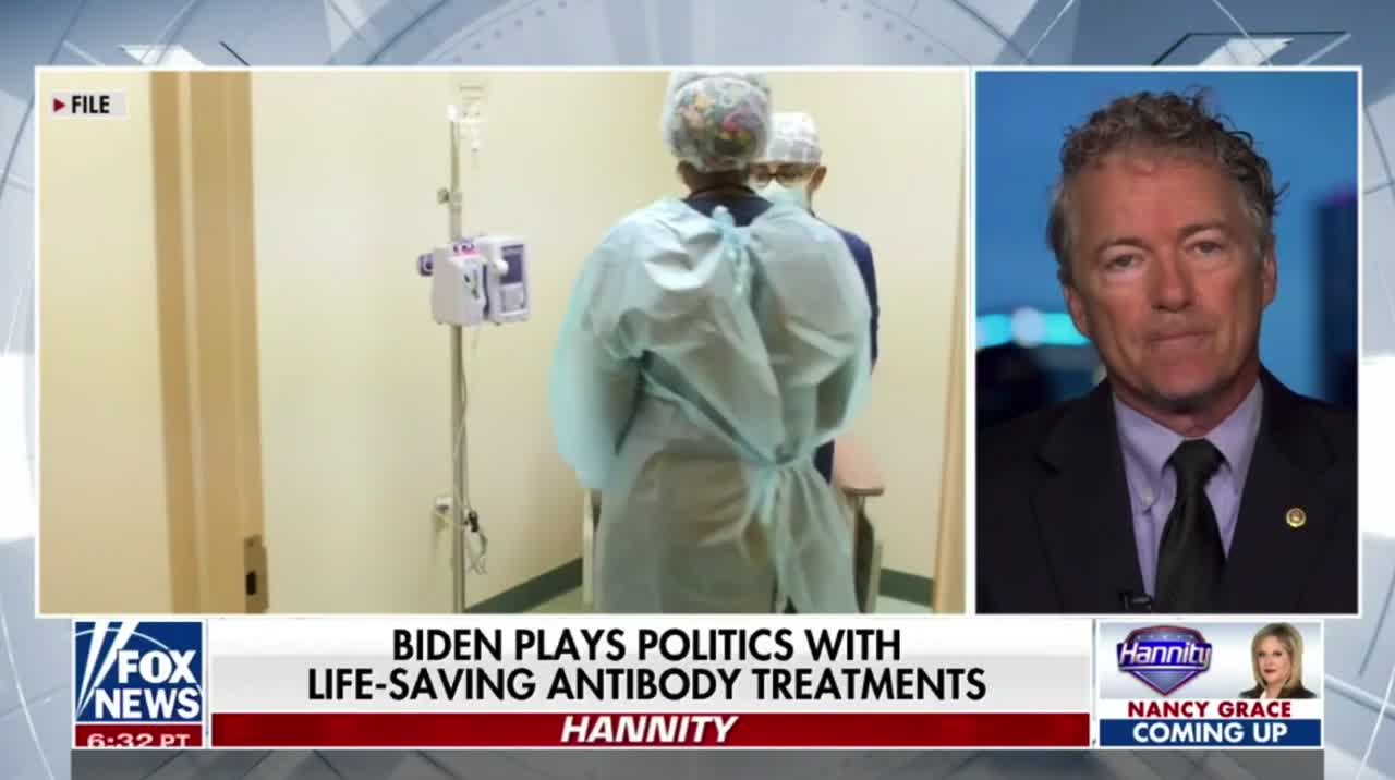 Sen. Rand Paul on the Biden admin controlling monoclonal antibodies