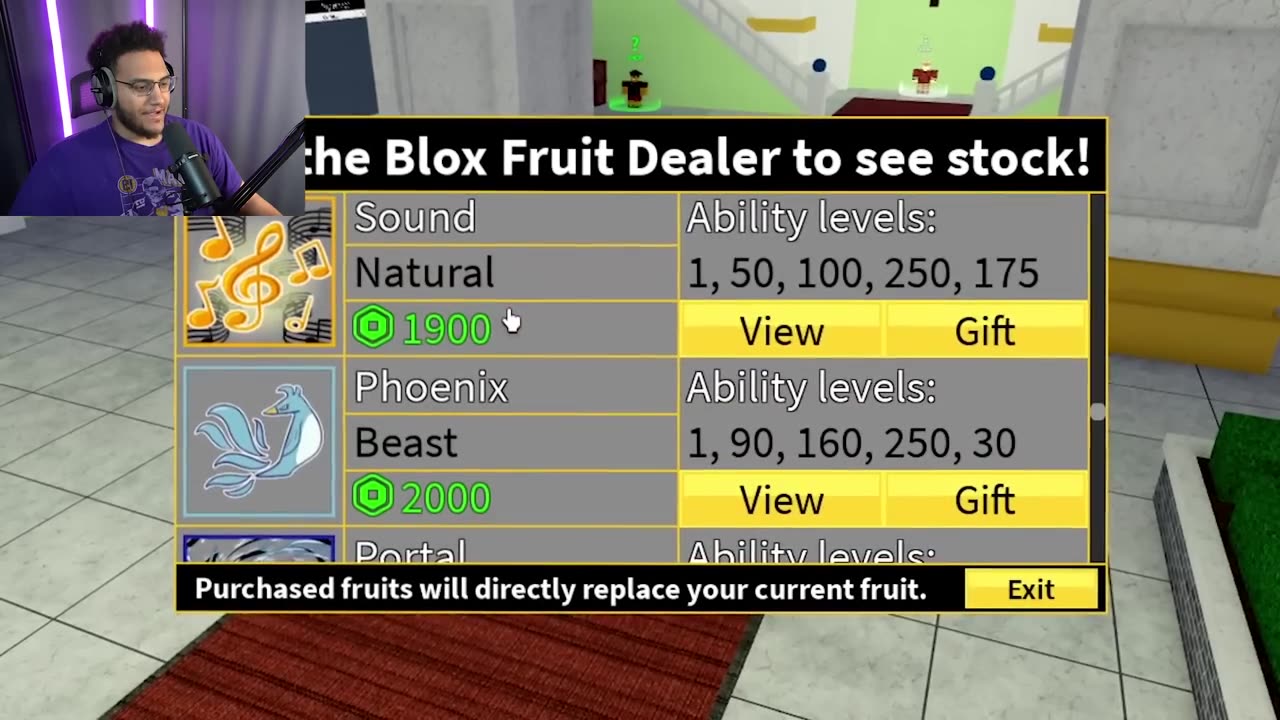 I Logged Into a $400,000 Account in Blox Fruits