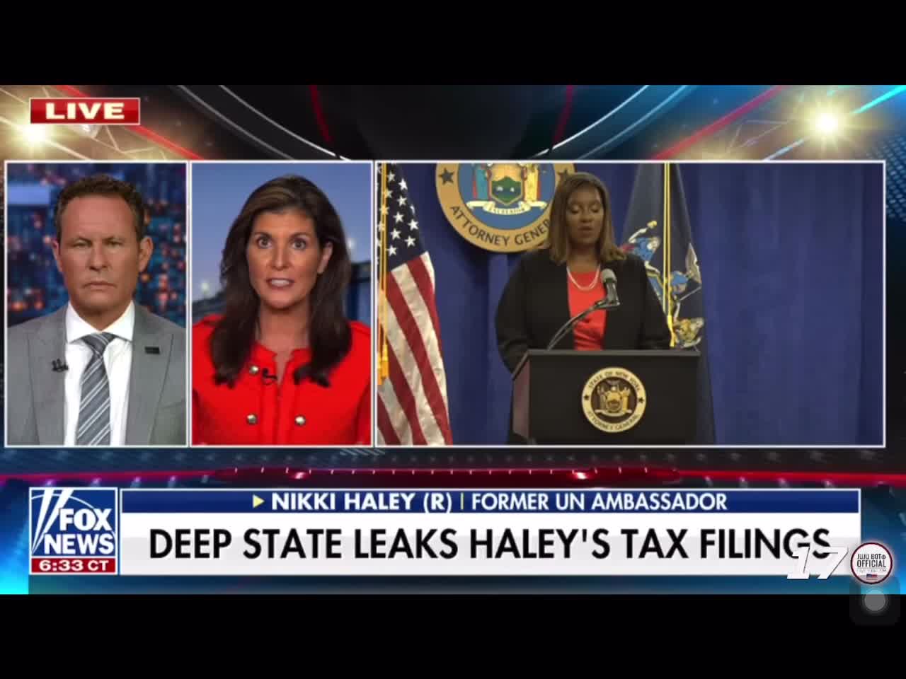 Nikki Haley is filing lawsuit against New York Attorney General.