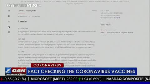 OAN Report: MSM Hiding Deaths And Damage From COVID-19 Vaccines