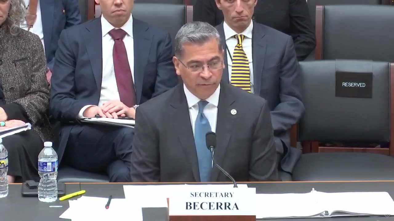 Xavier Becerra, current Secretary of the HHS has no answers for why migrant