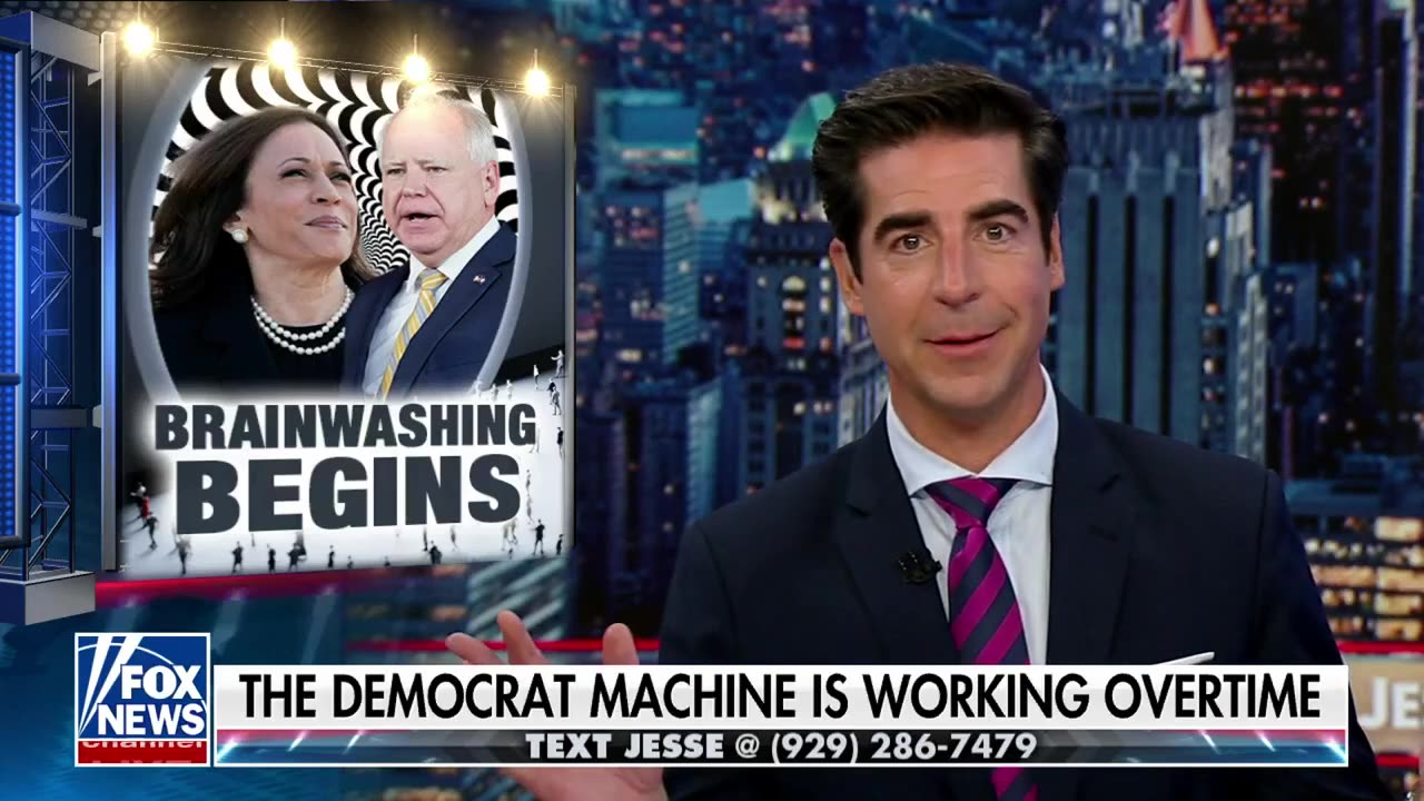 Jesse Watters- Trump's running against a woke woman and a progressive VP