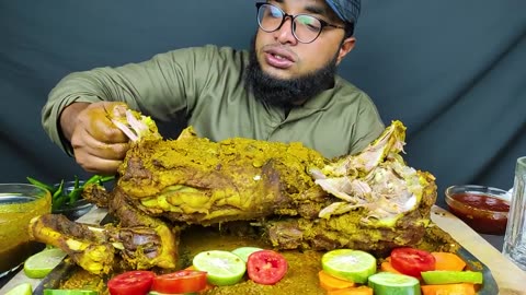 FULL MUTTON EATING CHALLENGE, FULL GOAT EATING CHALLENGE, FULL MUTTON MUKBANG, MUKBANG EATING SHOW