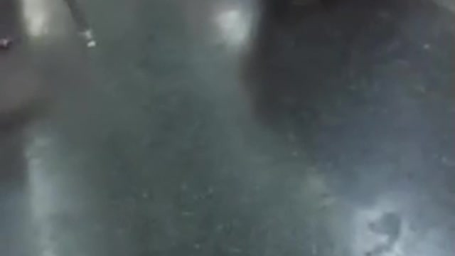 Jesusssssss man in grey passed out on subway car floor