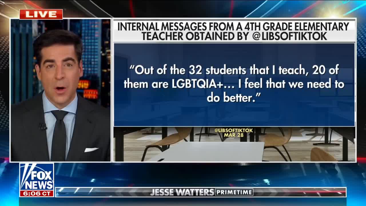 Jesse Watters exposes the left's misperception of public opinion on LGBTQ, other issues