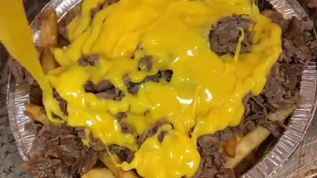 Chicken Salad with French Fries