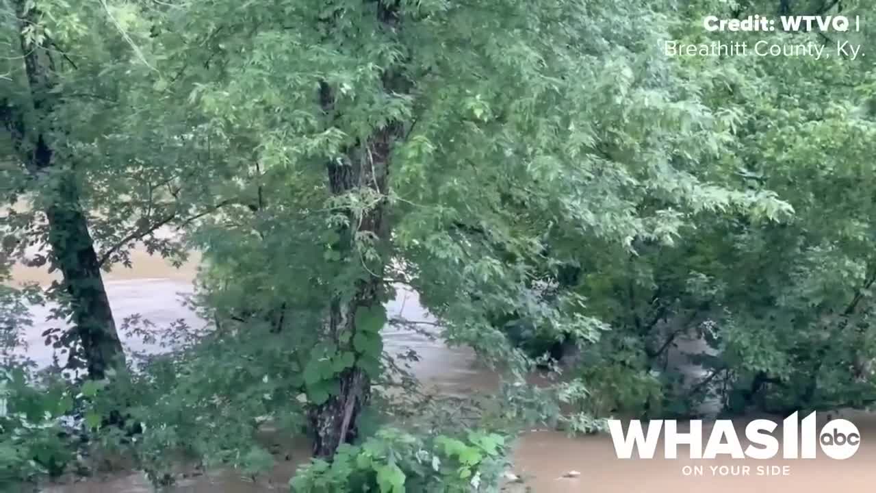 VIDEO: Eastern Kentucky flood damage in Breathitt and Pike County