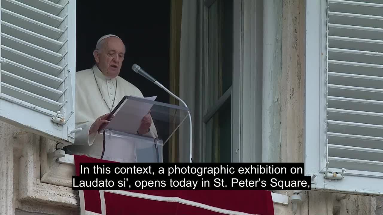 Pope to COP26: "Let us pray that the cry of Earth and the cry of the poor will be heard."