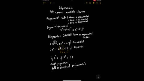 Polynomial Expressions - Know Your Terms