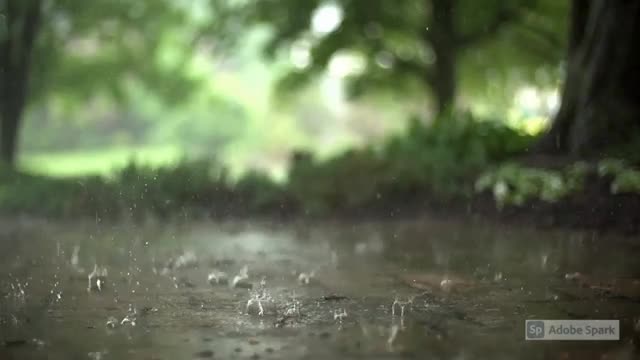 Rain Music, rain sound for deep relaxing music, calming music