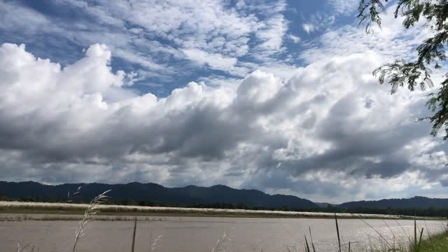 Nature time lapse ⛰️| Riverside Sunny day |