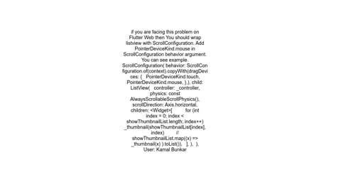 Flutter ListView not scrollable, not bouncing