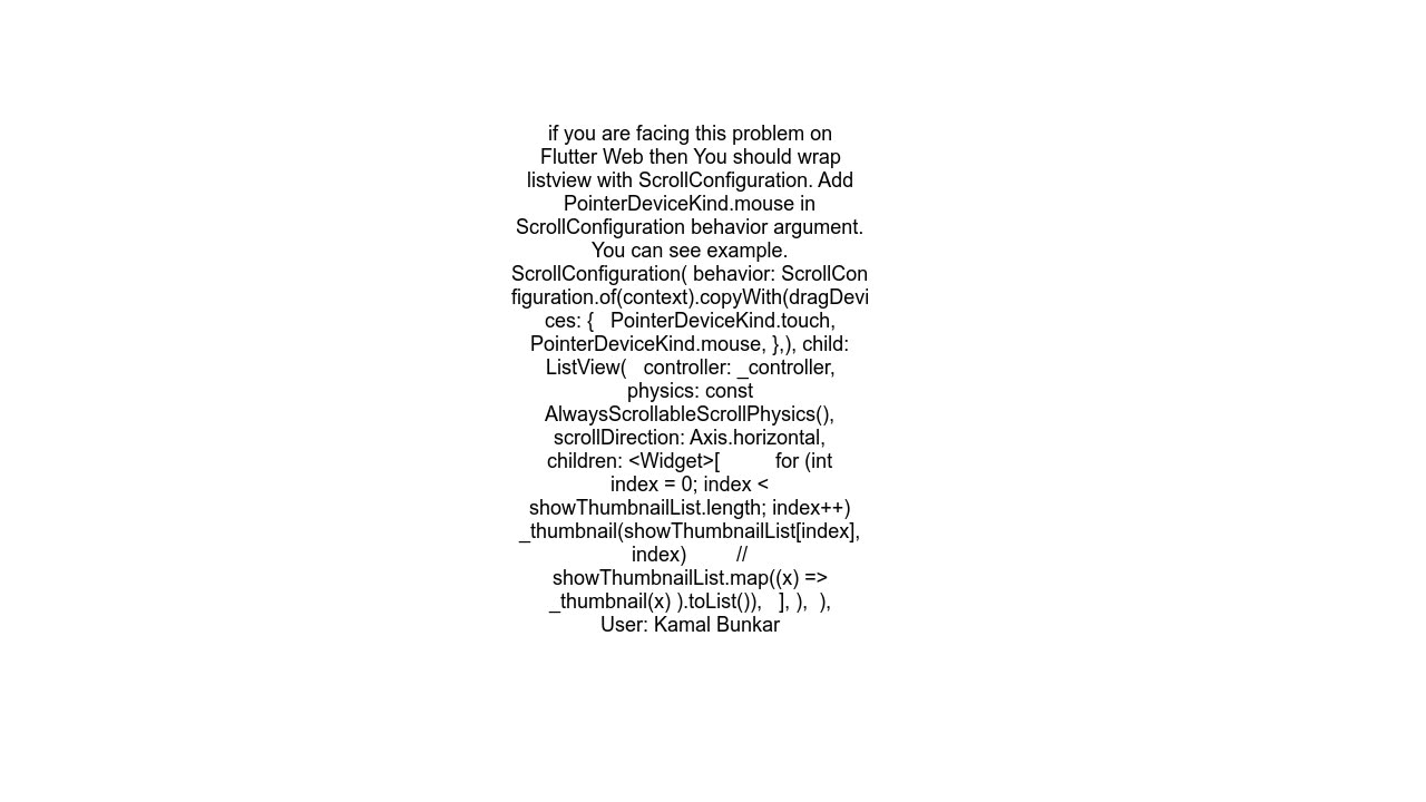 Flutter ListView not scrollable, not bouncing