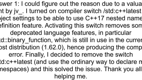 C2143 syntax error when including boostoptionalhpp