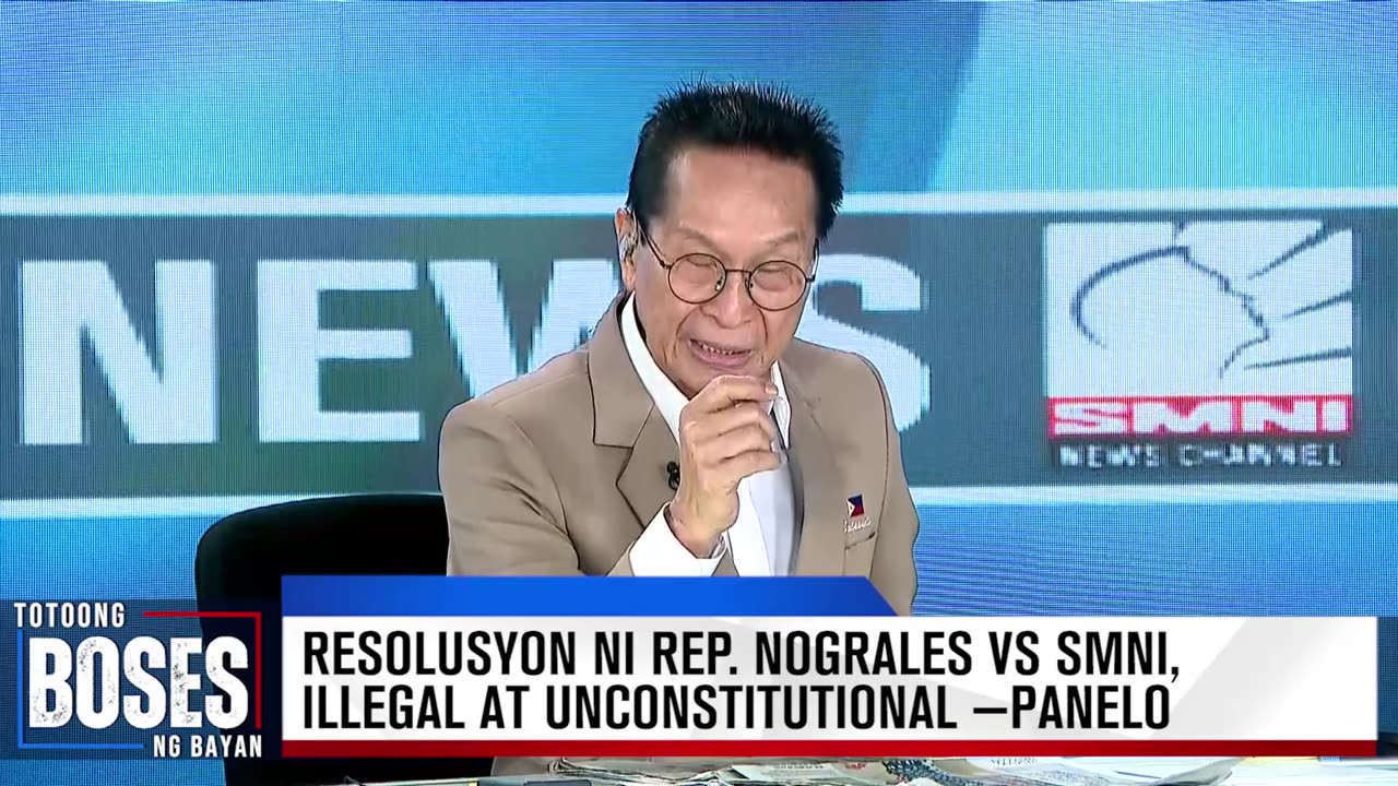 Resolusyon ni Rep. Nograles vs SMNI, illegal at unconstitutional —Panelo