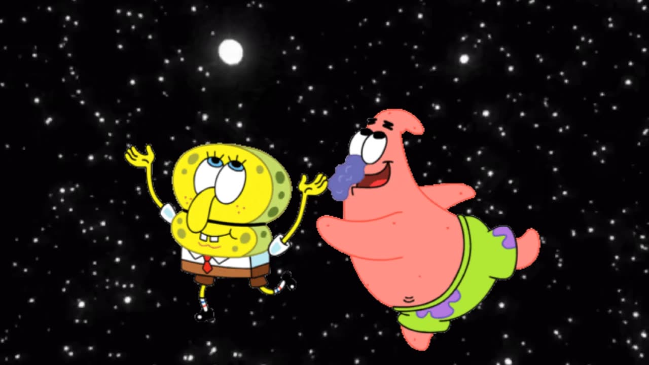 SpongeBob And Patrick Are Pretending To Be Imposters In Space 💫