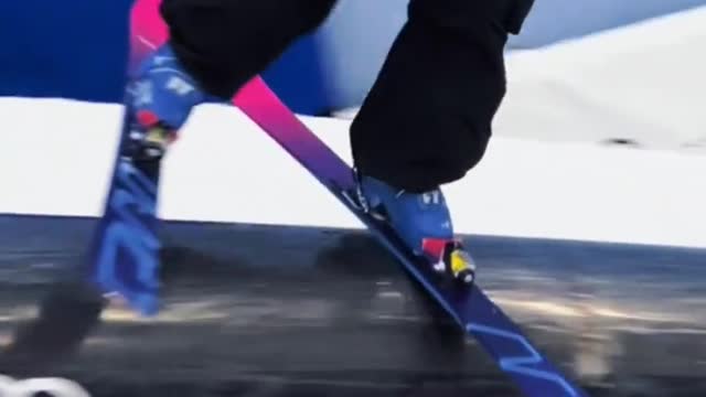 snow skiing