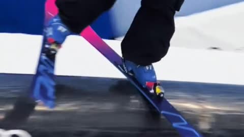 snow skiing