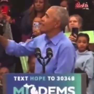 Even Obama Can’t Stop The Crowd In Michigan From Chanting FJB!