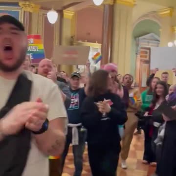 Gender Activists Have Occupied The Iowa State Capitol To Protest A Bill Defining "Man" And "Woman"