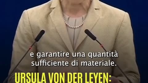 Chiamata alla guerra della Von Der Leyen