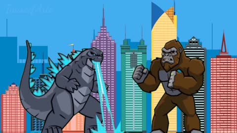 Godzilla vs. Kong - Short animated video