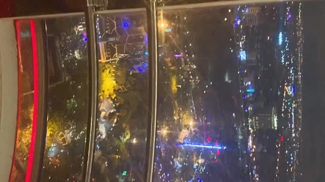 the top of a Ferris wheel!!