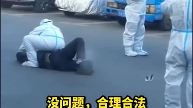 China CCP Violence For Those Refusing To Wear A Mask Or Be Tested..