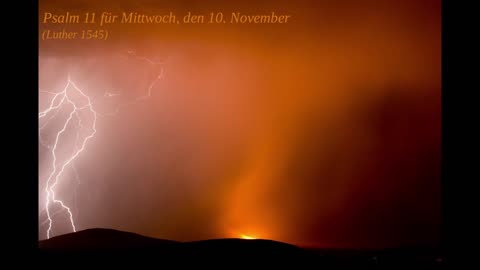 Psalm 11 für Mittwoch, den 10. November