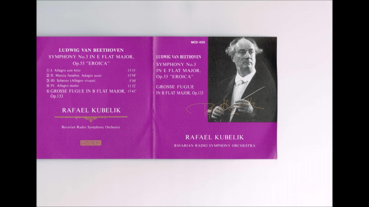 Beethoven - Grosse Fugue Kubelik BRSO