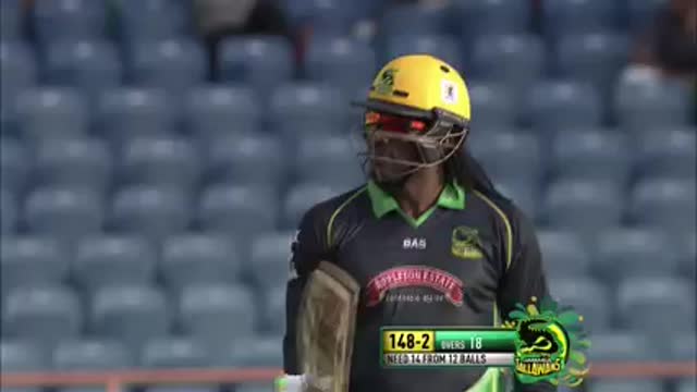 #Chris Gayle 100 runs #cpl