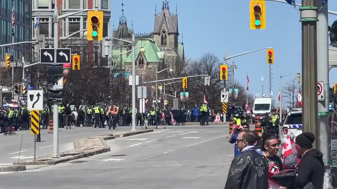 Police arrested protestors on Sunday on1st of May.